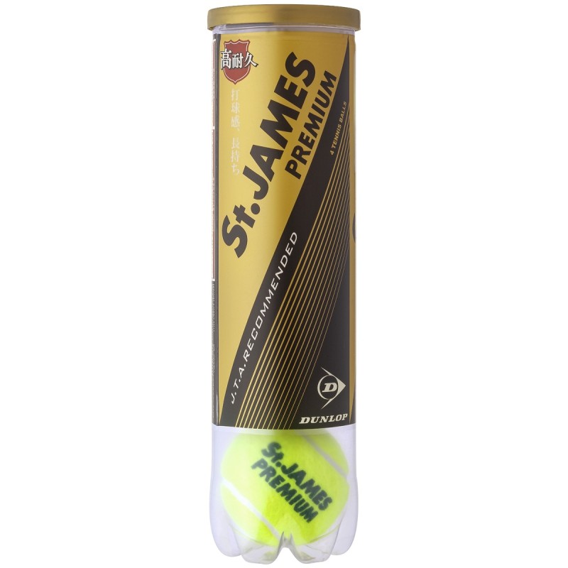 dunlop ダンロップ テニスボール St,JAMES PREMIUM セントジェームス・プレミアム 4ヶ STJAMESPRM4TIN 通販  LINEポイント最大GET | LINEショッピング