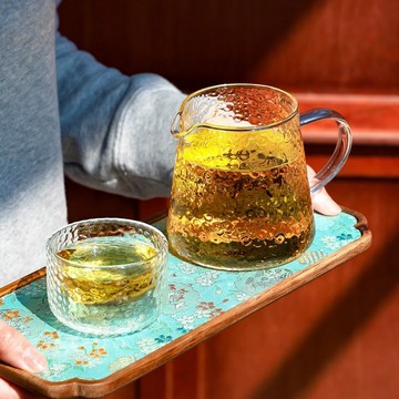 鎚目紋玻璃茶海(400ml)
