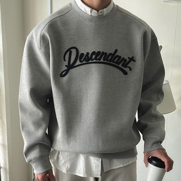 正韓堅挺美國棉字母刺繡剪裁長袖衛衣 4色 YUPPIE 預購商品 0224