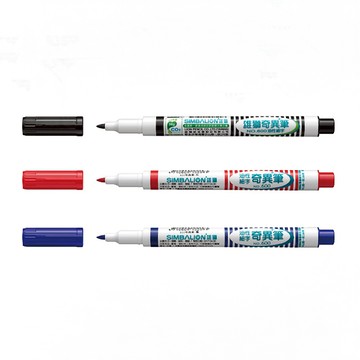 【SIMBALION 雄獅文具】細字 奇異筆 黑/紅/藍 1mm 60支 /件 NO.600  -  多款可選