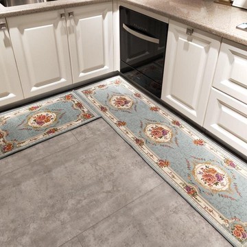 廚房地墊 長條吸水防油家用耐髒進門地毯門墊臥室浴室防滑腳墊子