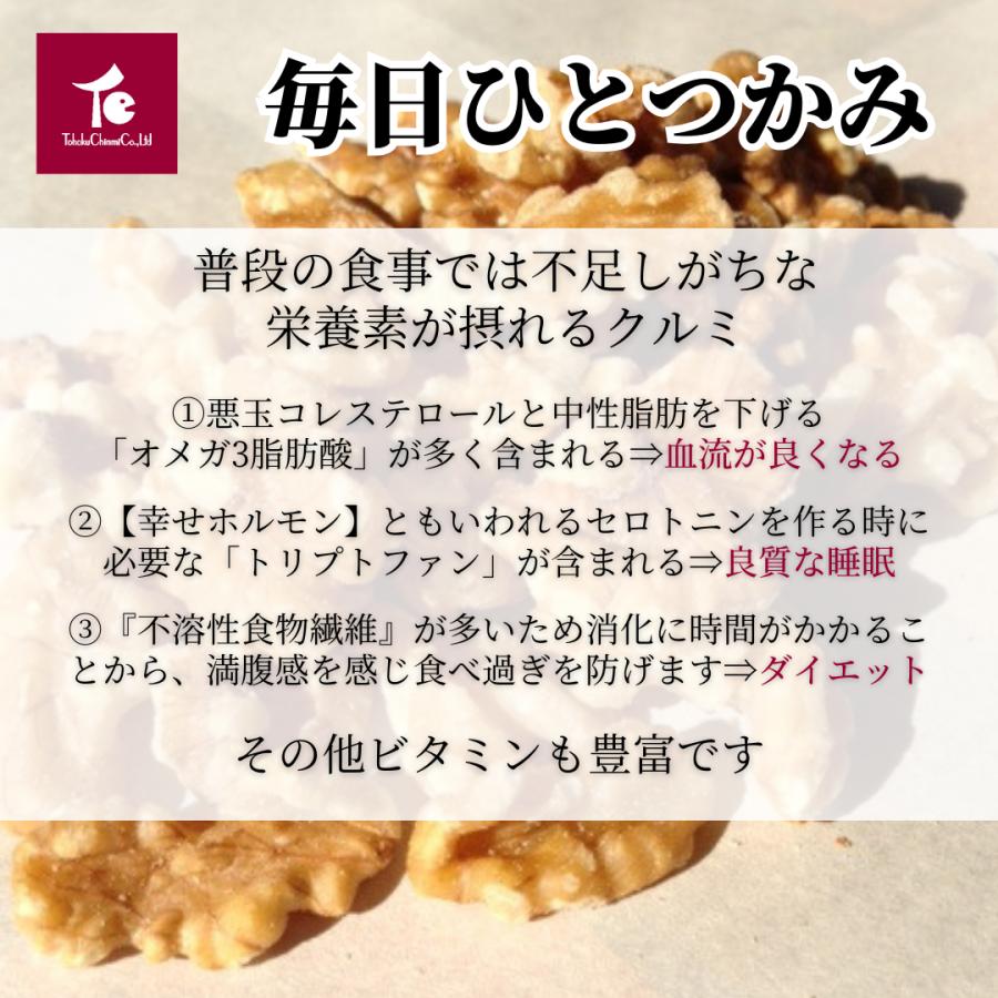 送料無料 クルミ 無塩 くるみ ナッツ おつまみ 珍味 無塩くるみ 100g×2袋 ポスト お買い得 おつまみ お徳用