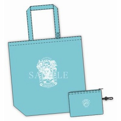 【新品】ufotable cafe 鬼滅の刃 無限列車編 コラボレーションカフェ2期 みにきゃらエコバック 第2弾 水色 竈門炭治郎 ポン治郎 竈門禰豆