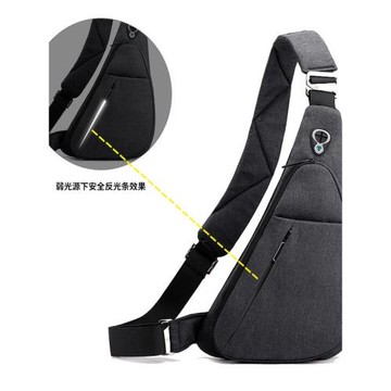 胸包男款新款胸前背包防潑水出行旅游小背包單肩背包斜挎包胸包女