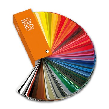 RAL 經典 K系列 色卡 RAL Classic Color K5 Semi-matt (4碼216色單頁單色) /本 K5 半光澤