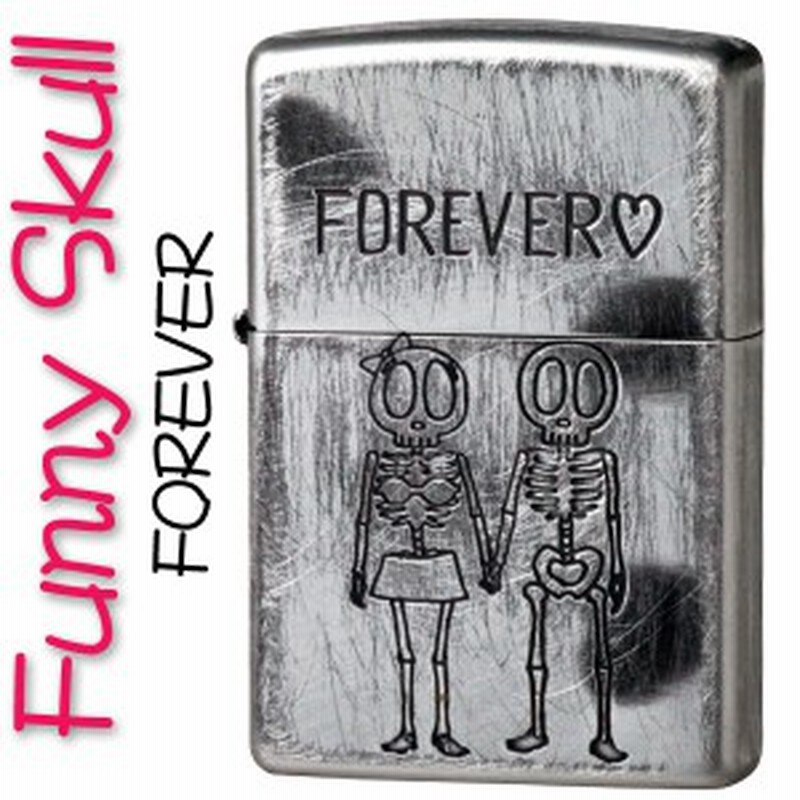 zippo ジッポーライター ファニースカル ドクロ 髑髏 FOREVER