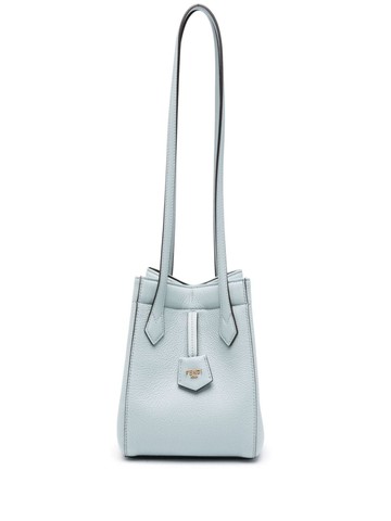 FENDI - Origami leather mini bag - women - Calf Leather - One Size - Blue