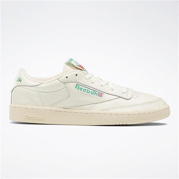 Reebok 男鞋 女鞋 休閒鞋 皮革 CLUB C 85 米【運動世界】100000317