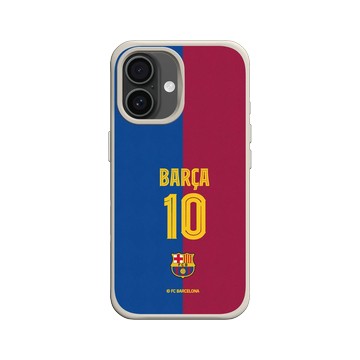 iPhone 16 SolidX 貝殼灰 - FC Barcelona - BARÇA 10