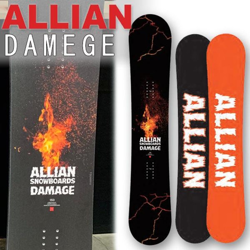 ALLIAN DAMAGE 19-20 153 アライアン ダメージ - スノーボード