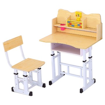 彬彬小鋪 超值兒童書桌椅  書桌69 x 45 x 98~107cm 椅子34 x 30 x 69~75cm  黃色