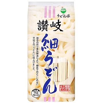 讚岐本舖 讚岐細烏龍麵(1000g)