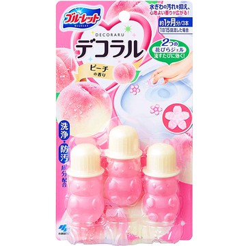 Bluelet Decoral Peach Scent 7.5g x 3 bottles