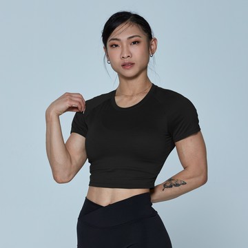 Skin³ 親膚拉格蘭短版短袖