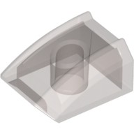弧形磚 2x2 透明黑色 30602