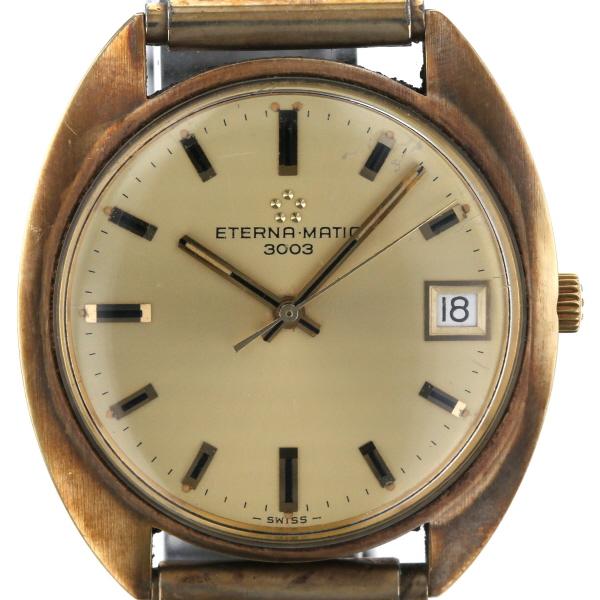 ETERNA-MATIC エテルナマチック ラウンド メンズ 手巻き 腕時計