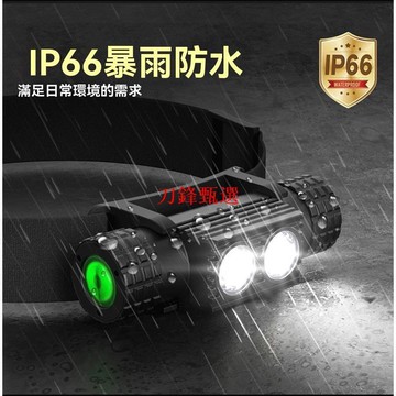新品上市【公司貨】LED頭燈 強光頭燈 伸縮頭燈 魚眼頭燈 原裝H02B防水夜釣迷你頭燈白光充電超亮頭戴式照明燈釣魚超長續航