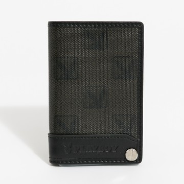 PLAYBOY - 配件小物-卡片夾  卡片夾系列 - 黑色/152-1501-09-2