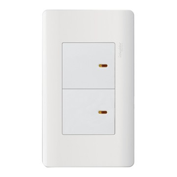 Schneider Electric 施耐德電機 ZENcelo系列 雙切三路純平開關 經典白  1個