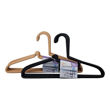 MIKA HOUSE 橘之屋 巧用日式衣架 Set 6個 S型開口設計 圓潤邊角 不傷衣領  顏色隨機  2組