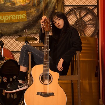 單板桃花芯演奏級4041寸民謠吉他初學者男女生專用考級進階指彈琴