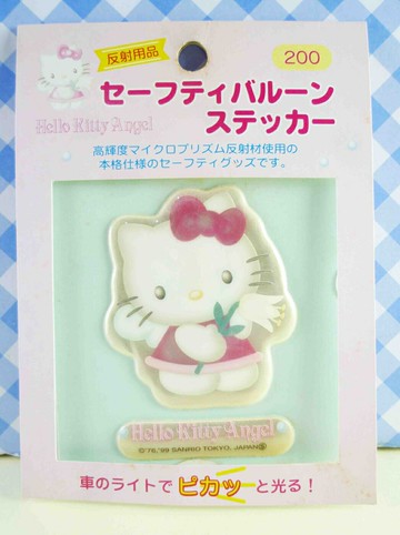 【震撼精品百貨】Hello Kitty 凱蒂貓 KITTY貼紙-反光貼紙-百合天使 震撼日式精品百貨