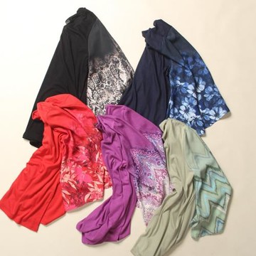 外貿出口歐美原單 L18薄款V領八分袖T恤上衣 女裝夏秋大碼胖MM