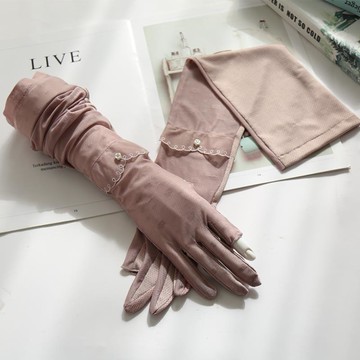 女冰絲夏季防曬袖子套ins百搭潮防紫外線護臂手臂套袖子袖套