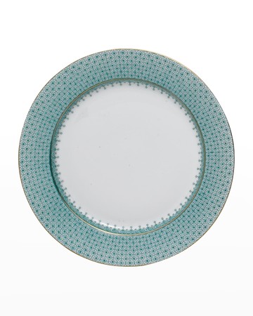 Green Lace Bread & Butter Plate