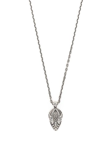 Emanuele Bicocchi - serpent-pendant necklace - unisex - Sterling Silver - One Size