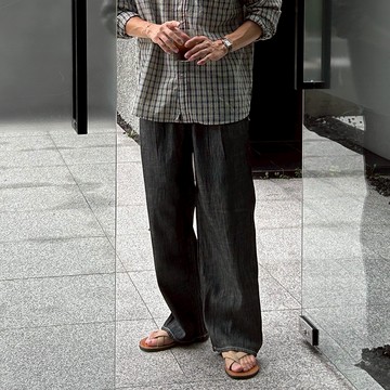 正韓Coolmax 夏日薄款牛仔長褲 2色 YUPPIE 預購商品 0708