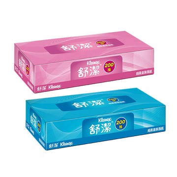 舒潔 超柔大容量薄盒面紙 200抽X40盒