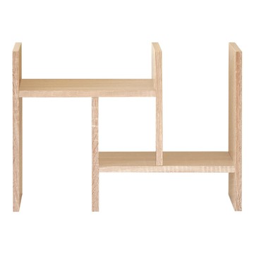 《HOPMA》多功能桌上型伸縮書架 台灣製造 電腦架 主機架 螢幕增高架 展示架-淺橡(漂流)木