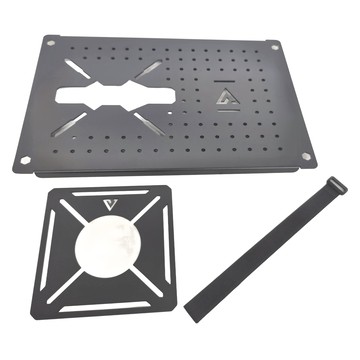 ANGLE 蜘蛛爐版 含爐頭隔熱板 鋁合金材質  黑色  1個