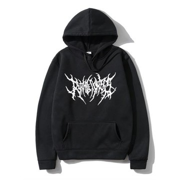 Hooded Versatile Printed Sweatshirt連帽百搭印花情侶款運動衫