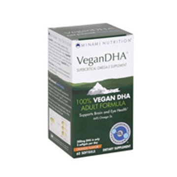 Minami Nutrition VeganDHA Formula Orange 60 softgel by Minami Nutrition