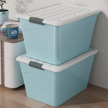 收納箱大容量超大裝衣服被子書本儲物箱加厚塑料整理箱玩具收納盒