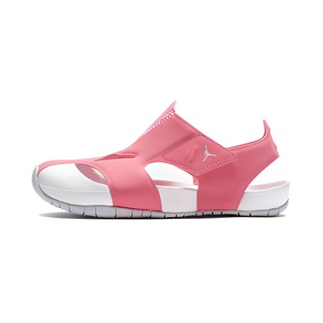 PS AIR JORDAN FLARE VELCRO OUTDOOR FLAT HEEL FASHION SPORTS PINK SANDALS
