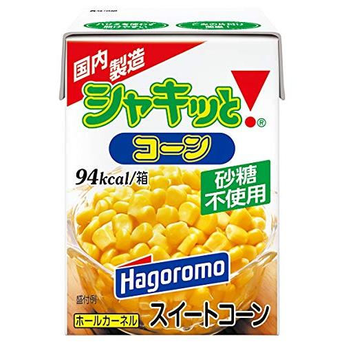 はごろも シャキッと! コーン (紙パック) 190g (2568) ×8個