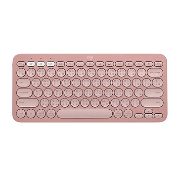 【 Logitech 羅技 】Pebble Keys 2 K380s 玫瑰粉 跨平台 藍牙鍵盤