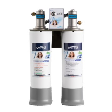 【yaffle亞爾浦】日本系列櫥下型家用二道式淨水器WF-625PT【硬水軟化型｜濾心有效濾水量7萬公升｜有效抑制細菌｜贈全台安裝】