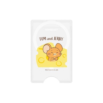【正版授權】湯姆貓與傑利鼠GOKKO-美味起司MagSafe磁吸卡片夾
