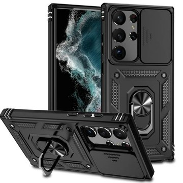 個性防摔殼適用三星s23手機殼s22/s23+車載支架s23ultra推窗鏡頭保護s21+/s22ultra防摔保護套s23FE/note20U