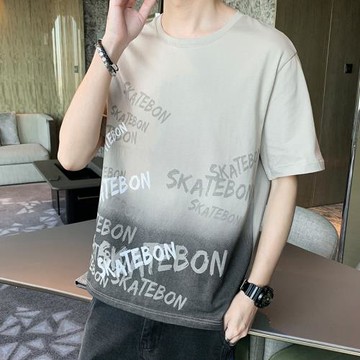 短袖t恤男士夏季薄款寬松潮流純棉褂頭ins潮牌百搭半袖體桖上衣服