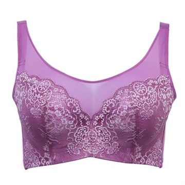 貝佳人新款B91606背心式大胸美背文胸全罩杯細肩帶收背防附乳內衣