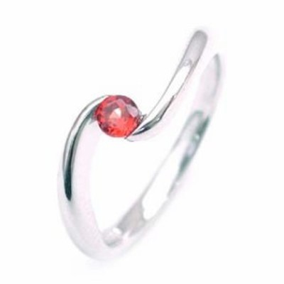 Ptガーネット0.49ct/ダイヤモンド0.03ctリング 1月誕生石CM075 www