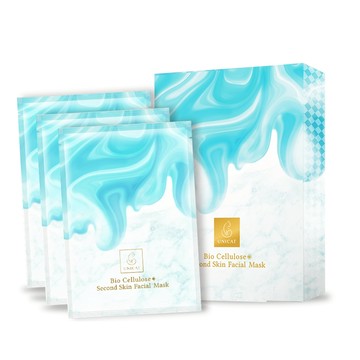 UNICAT 女神礦物水光保濕清潔面膜30g （3入一盒）粉刺 粉刺面膜 清潔面膜 毛孔 保濕面膜 吸油面膜 去黑頭
