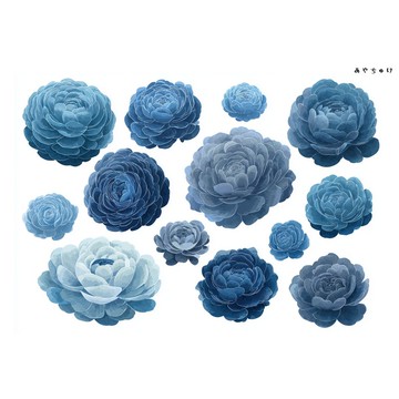 【10月新品4】20-22-0061 裁切紙・拼貼素材 陸蓮花