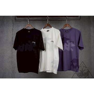 【HYDRA】Stussy Low Tide Tee Pigment Dyed 剪影 滑板人 短踢 短T【SUY93】