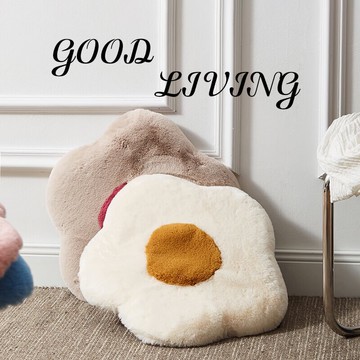 ⭐️現貨⭐坐墊地上ins花朵可愛太陽花飄窗荷包蛋花瓣榻榻米記憶棉椅子屁墊榻榻米椅墊 辦公室坐墊 美臀坐墊 坐墊 椅墊